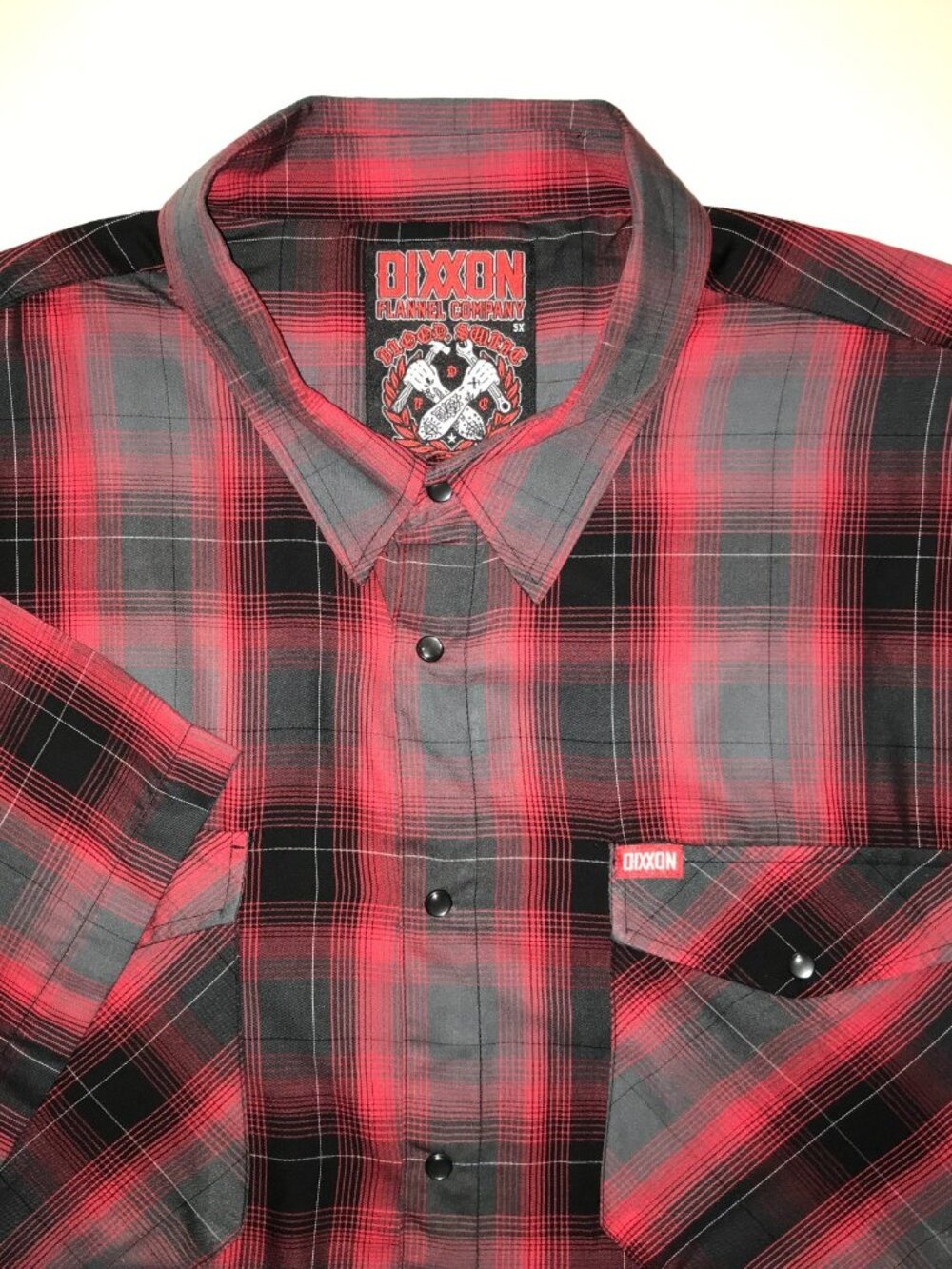 Men's Dixxon Blood, Sweat and Tears Pearl Snap Bamboo Button Shirt-Size: 5X